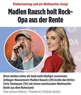 Auftritt bei Florian Silbereisen mit Rocklegende Chris Thompson